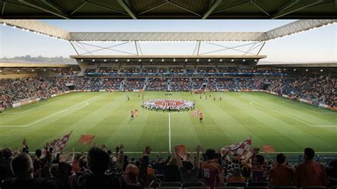 England: Luton with promotion and new stadium design – StadiumDB.com