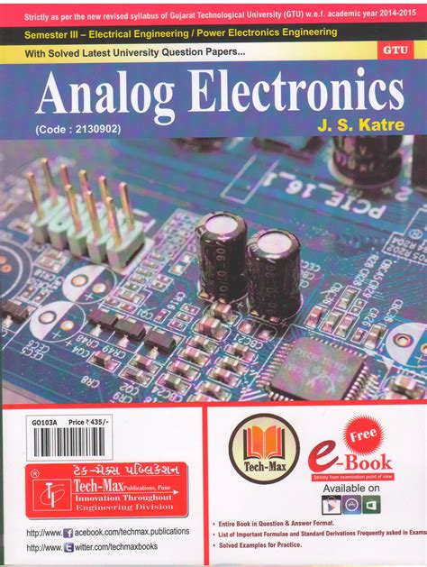 Analog Electronics Book, इंजीनियरिंग बुक, अभियांत्रिकी पुस्तक in Ahmedabad , Patel Book Agency ...