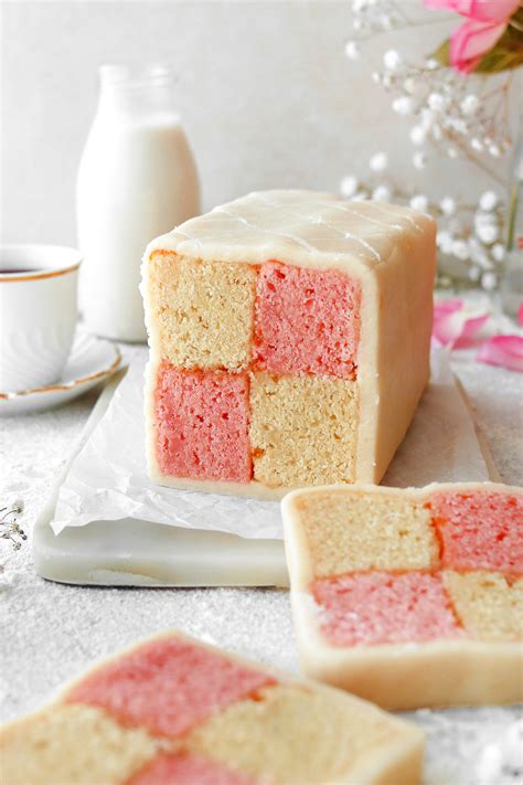 Vegan Battenberg Cake - The Little Blog Of Vegan