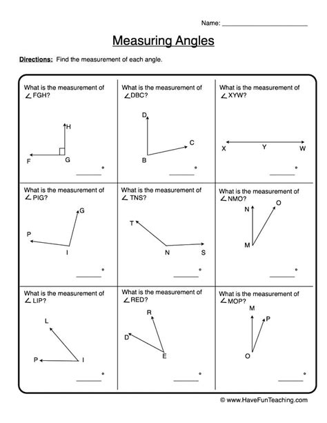 Explore and Master Angles: Engaging Worksheets for Students