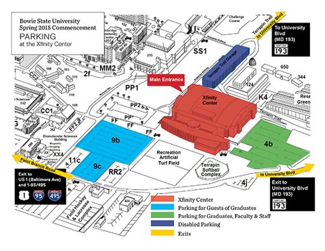 Xfinity Center Mansfield Parking Map