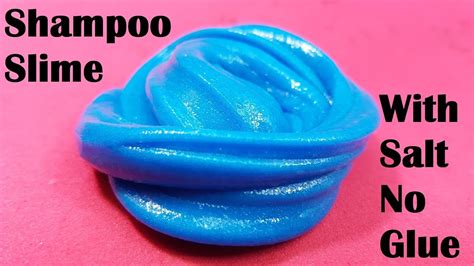 Shampoo Slime 2 Ingredients With Salt Without Glue or Borax