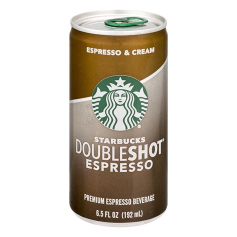 Starbucks Doubleshot Espresso & Cream, 6.5 FL OZ - Walmart.com - Walmart.com