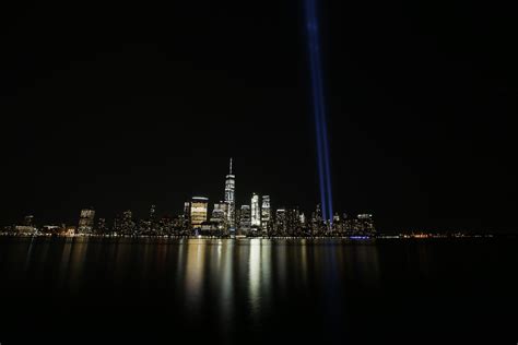 Tribute in Light shined bright over NYC, marking 20 years since 9/11 attacks - ABC7 San Francisco