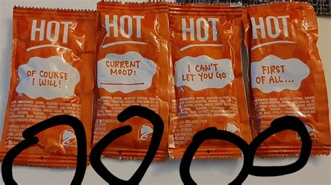 Just noticed that all the Taco Bell sauce packets are numbered! : r/tacobell