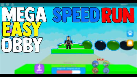 MEGA EASY OBBY SPEEDRUN PART 2 | ROBLOX - YouTube