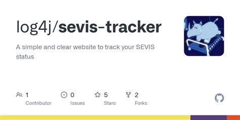 GitHub - log4j/sevis-tracker: A simple and clear website to track your ...