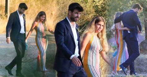 Gerard Piqué and new girlfriend Clara Chia Marti ‘awkward’ as they go to wedding together ...