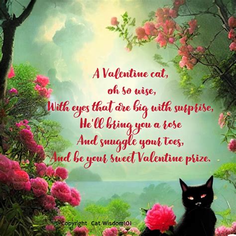 Sweet Valentine’s Day Cat Poems & Limericks | Cat Wisdom 101 🐱♥️