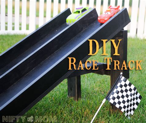 Weekend DIY Project - Wood Race Car Track