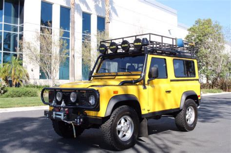 1994 Land Rover Defender 90 D90 D-90 in Yellow for sale - Land Rover Defender 1994 for sale in ...