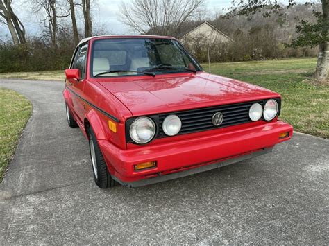 1992 Volkswagen Cabriolet Convertible Red FWD Manual - Classic Volkswagen Cabriolet 1992 for sale