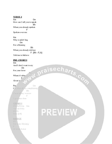 Holy Chords PDF (Faith City Music) - PraiseCharts