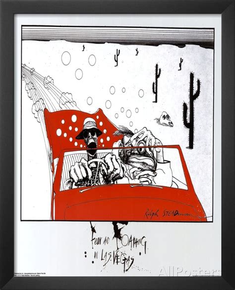 Ralph Steadman Fear And Loathing Poster - Artists