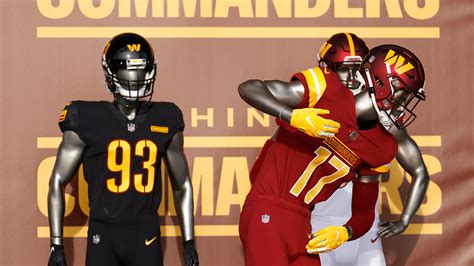 A closer look at the Washington Commanders' new logos, uniforms - NBC ...