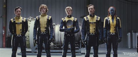 First Class: Professor X (James McAvoy) / Banshee (Caleb Landry Jones) / Havok (Lucas Till ...