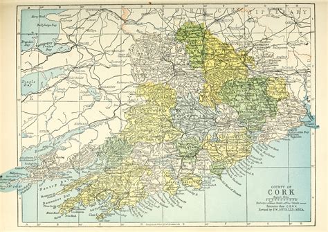 Cork County Ireland Map