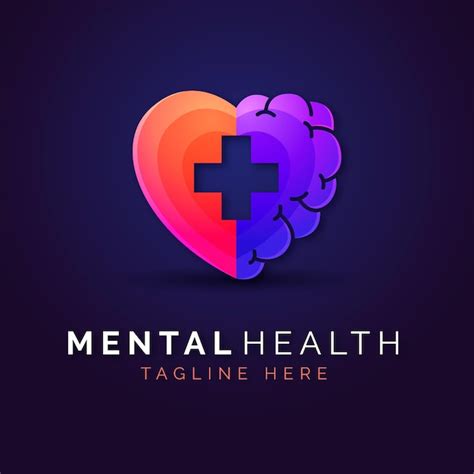 Free Vector | Gradient mental health logo template