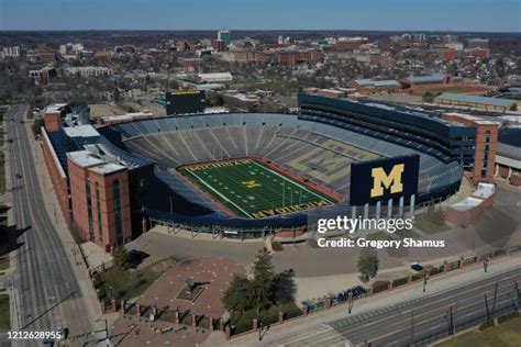 Michigan Stadium View Photos and Premium High Res Pictures - Getty Images