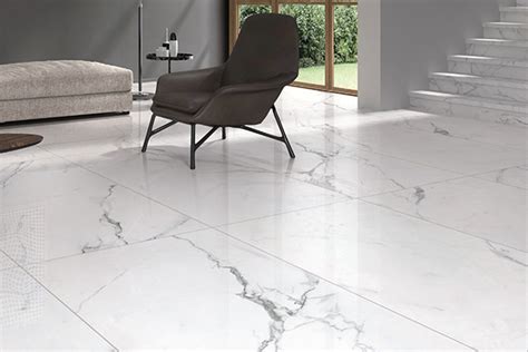 White Carrara Marble Floor Tile – Flooring Ideas