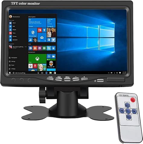 Yasoca 7 inch Portable Small HDMI Monitor HD 1080P VGA Monitor,Small LCD HDMI Monitor Mini ...