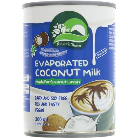 Nature's Charm Evaporated Coconut Milk - 360ml - Nature's Charm