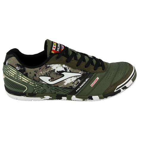 Joma Mundial 823 Indoor Soccer Shoes (Camouflage/Green) @ SoccerEvolution