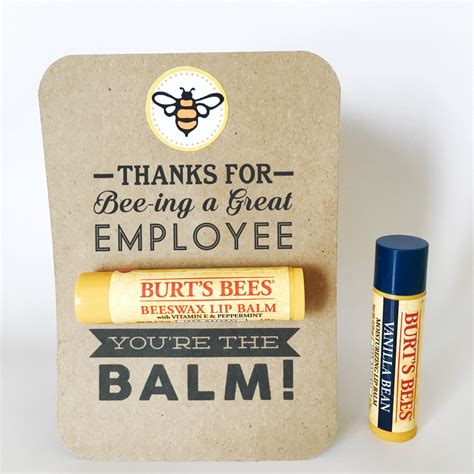 EMPLOYEE APPRECIATION Gift You're the Balm Chapstick