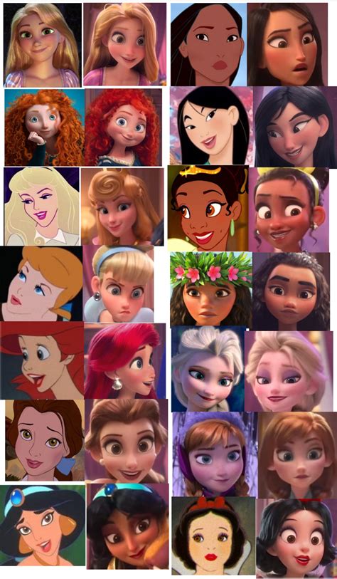 Original versus New Princess Designs | Wreck-It Ralph | Know Your Meme