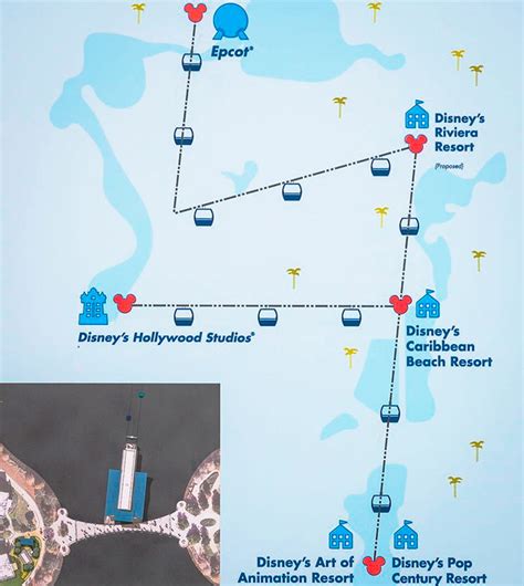 Disney Skyliner Printable Map