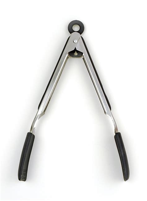 ENDURANCE® SQUARE TIP SILICONE TONGS – BLACK — Kiss the Cook Wimberley