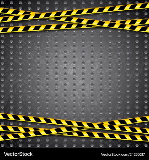 Under construction dark background with yellow Vector Image