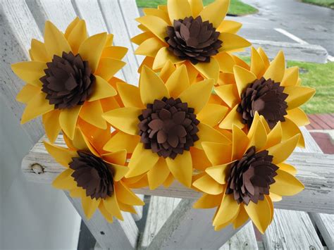 origami sunflower ~ origami instructions art and craft ideas