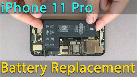 iPhone 11 Pro Battery Replacement - YouTube