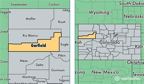 Garfield County, Colorado / Map of Garfield County, CO / Where is Garfield County?