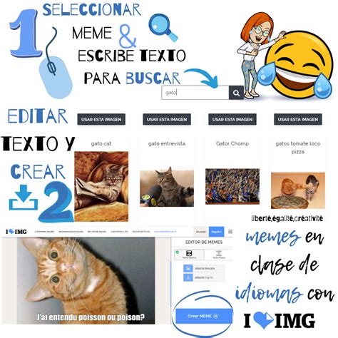 😂Crear memes en clase de idiomas😂 – Liberté, Égalité, Créativité