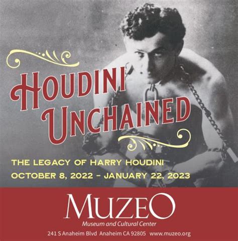 Muzeo Museum and Cultural Center Opens Fall Exhibitions “Houdini Unchained” and Anaheim Art ...