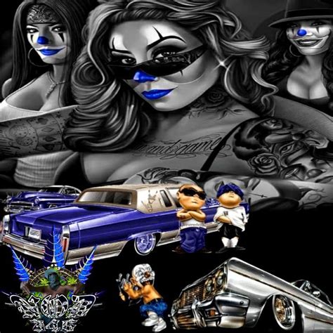 Lowrider Homies Drawings