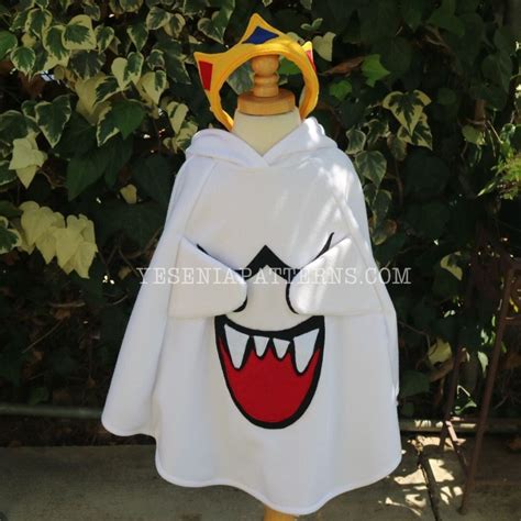 Ghost King Poncho Cape & Crown Halloween Costume Kid Size - Etsy | Boo ...