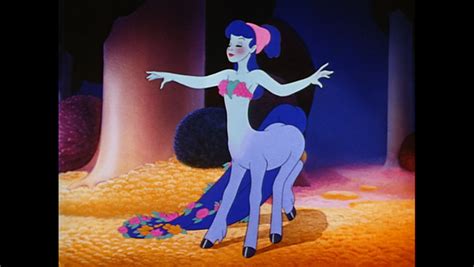 We always pretended we were the characters in Fantasia. I said this purple centaur was me. Walt ...