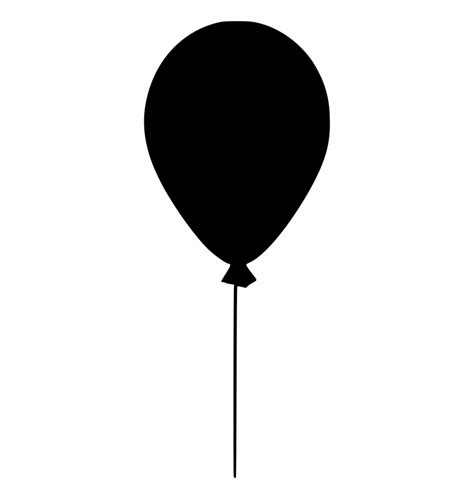 Free Black And White Balloon Clipart, Download Free Clip Art, Free Clip Art on Clipart Library