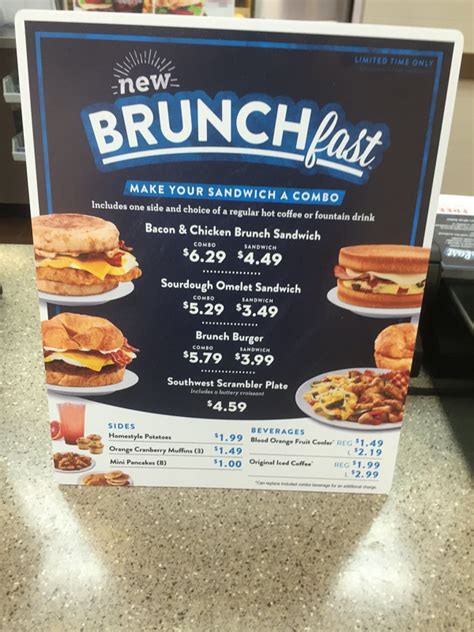 jack in the box breakfast menu Jack in the box launches 'brunchfast ...