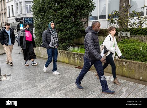 Sanda's father Ousmane Dia and friends of Sanda Dia arrive for a ...