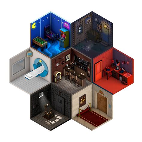 Design 3D hexagonal | Isometric art, Isometric design, Isometric