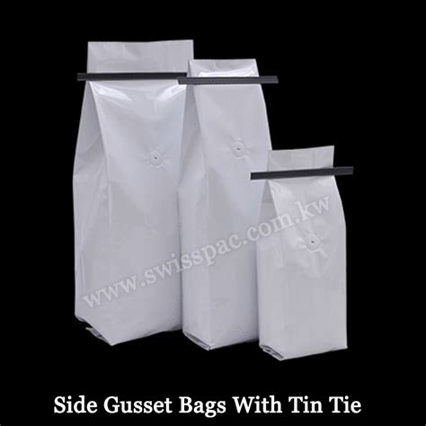 #SideGussetBags With #TinTie - available in different sizes 28 g, 50 g, 70 g, 100 g,150 g 250 g ...