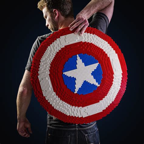 A Life Size LEGO Captain America Shield You Can Own