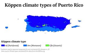 Climate of Puerto Rico Facts for Kids