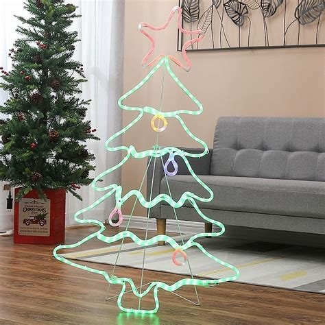 Luxen Home 45-Inch LED Rope Light Christmas Tree Lawn Decoration | Bed ...