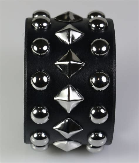 Studded/Spiked Leather Wristbands | Leatherpunk