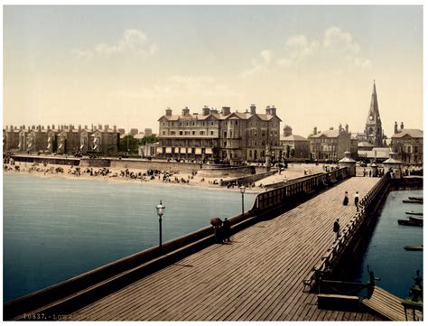 Lowestoft. Royal Hotel from Pier. by Photographie originale / Original ...